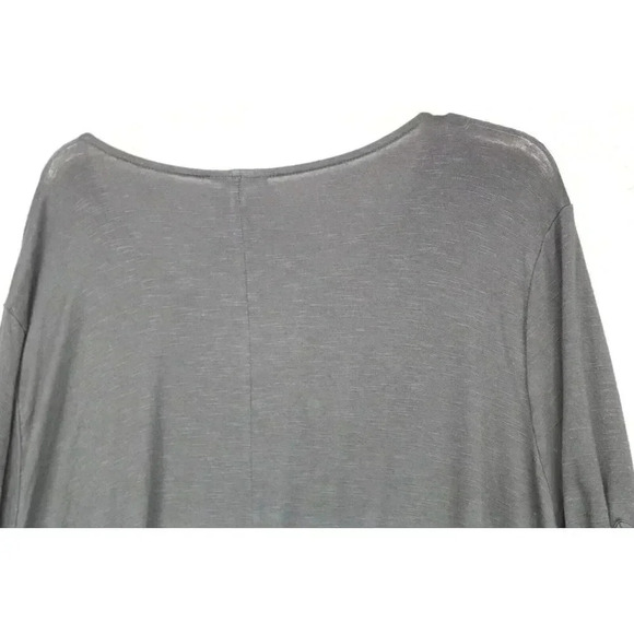 Catherine's Rayon Short Tie Sleeves T-Shirt-Size 3X(26-28W)-Embroidered - Picture 8 of 8